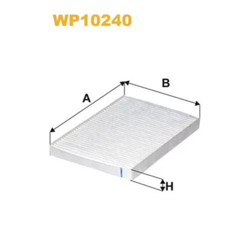 Filter vnútorného priestoru WIX FILTERS WP10240