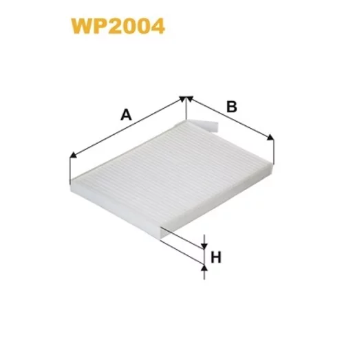 Filter vnútorného priestoru WIX FILTERS WP2004