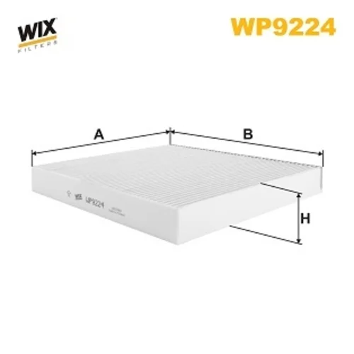 Filter vnútorného priestoru WIX FILTERS WP9224