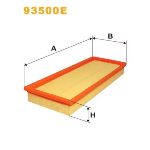 Filter vnútorného priestoru 93500E (WIX FILTERS) - obr. 1