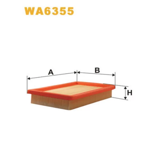 Vzduchový filter WIX FILTERS WA6355
