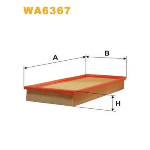 Vzduchový filter WIX FILTERS WA6367