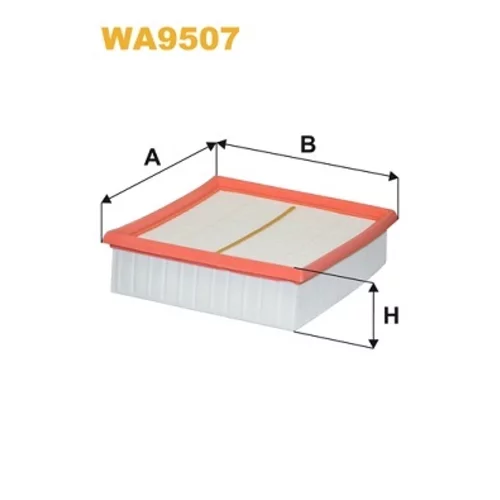 Vzduchový filter WIX FILTERS WA9507