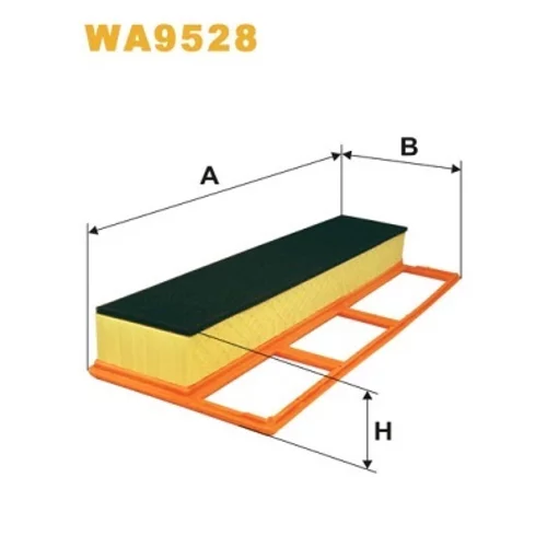 Vzduchový filter WIX FILTERS WA9528