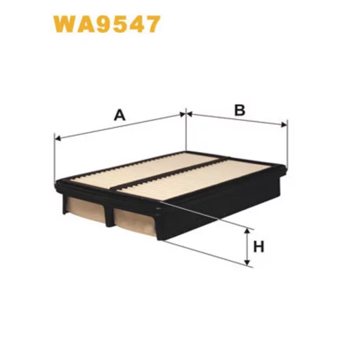 Vzduchový filter WIX FILTERS WA9547