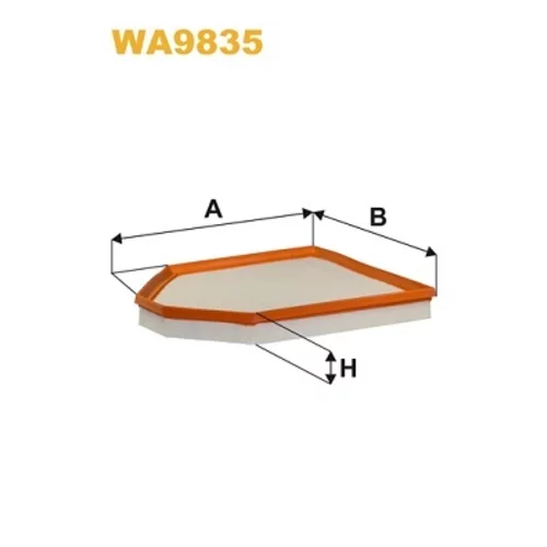 Vzduchový filter WIX FILTERS WA9835