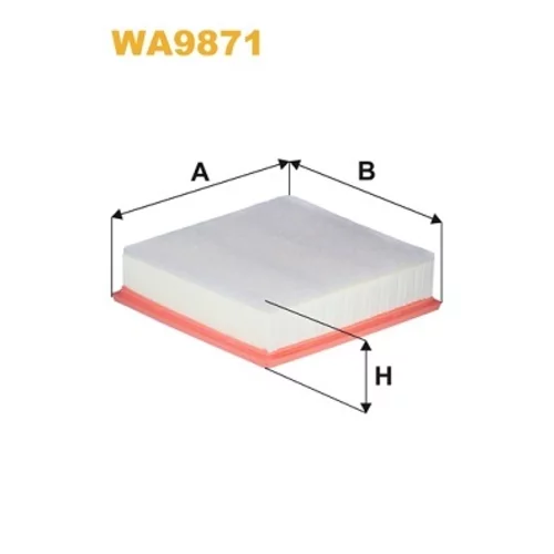 Vzduchový filter WIX FILTERS WA9871