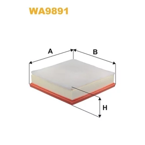 Vzduchový filter WIX FILTERS WA9891