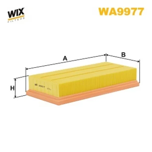 Vzduchový filter WIX FILTERS WA9977
