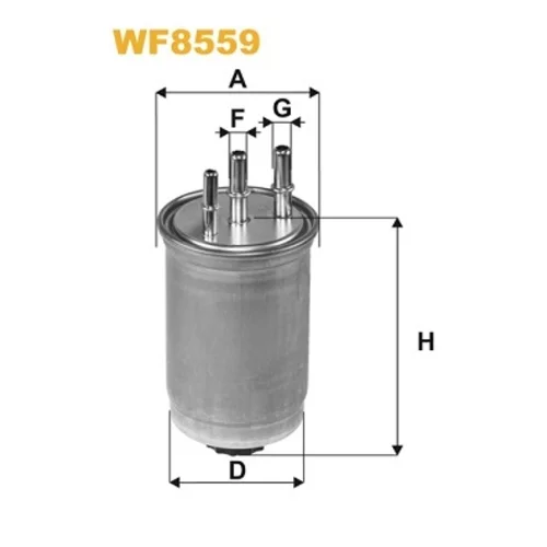 Palivový filter WIX FILTERS WF8569