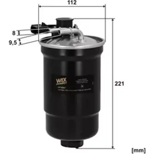 Palivový filter WIX FILTERS WF8587