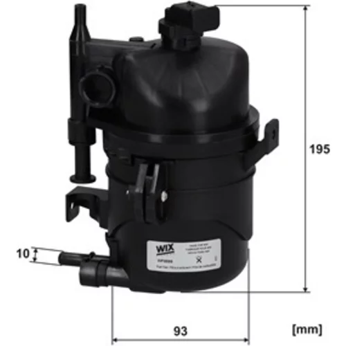 Palivový filter WIX FILTERS WF8599