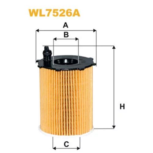 Olejový filter WIX FILTERS WL7526A