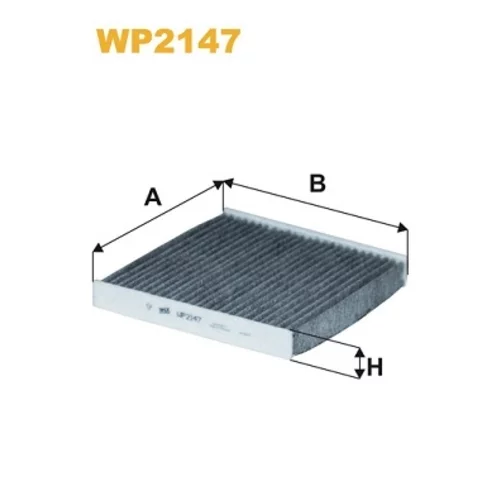 Filter vnútorného priestoru WIX FILTERS WP2147