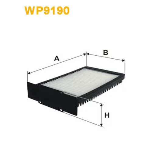 Filter vnútorného priestoru WIX FILTERS WP9190