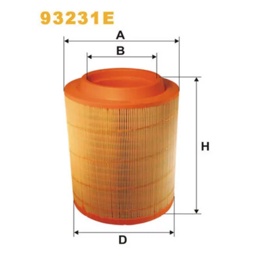 Vzduchový filter WIX FILTERS 93231E