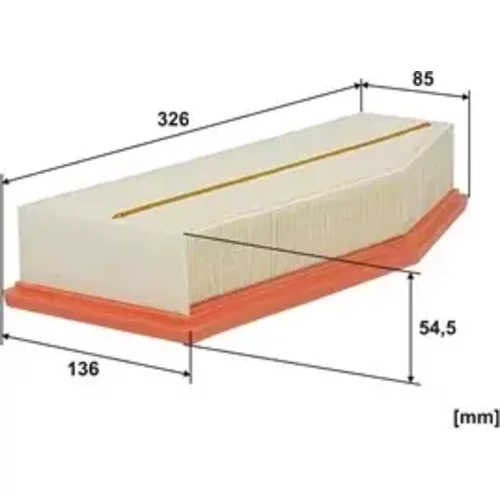 Vzduchový filter WIX FILTERS WA3025