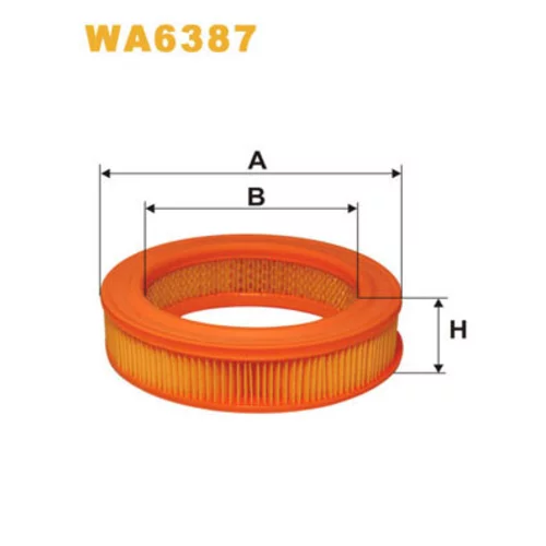Vzduchový filter WIX FILTERS WA6387