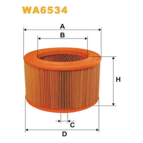 Vzduchový filter WIX FILTERS WA6534