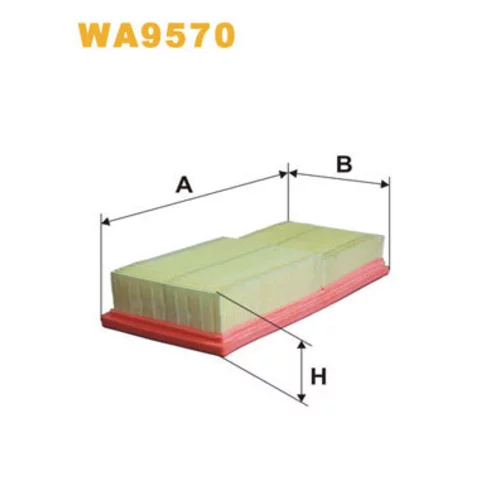 Vzduchový filter WIX FILTERS WA9570