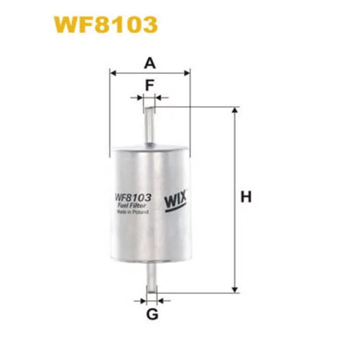 Palivový filter WIX FILTERS WF8103