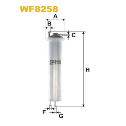 Palivový filter WIX FILTERS WF8258