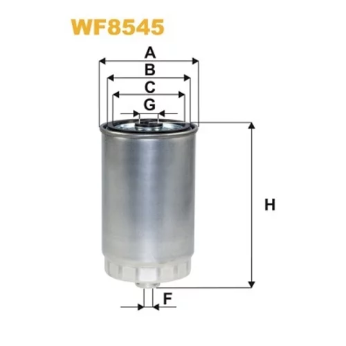 Palivový filter WIX FILTERS WF8545