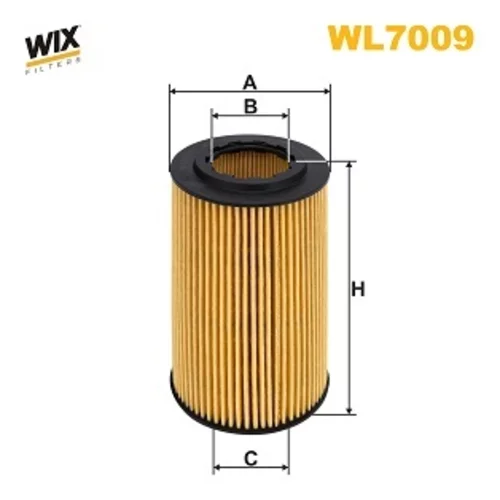 Olejový filter WIX FILTERS WL7009