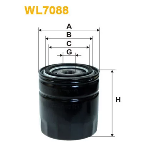 Olejový filter WIX FILTERS WL7088