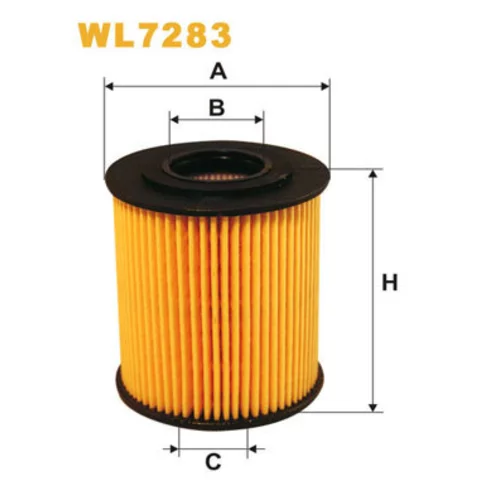 Olejový filter WIX FILTERS WL7283