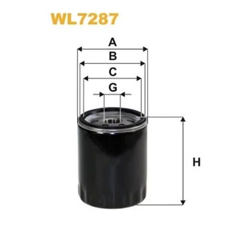 Olejový filter WIX FILTERS WL7287
