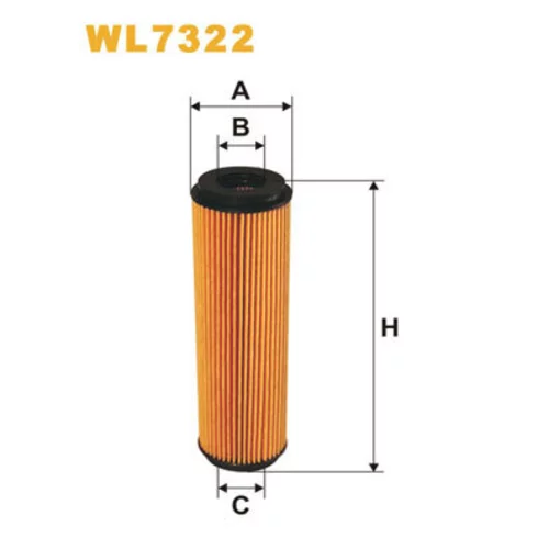 Olejový filter WIX FILTERS WL7322
