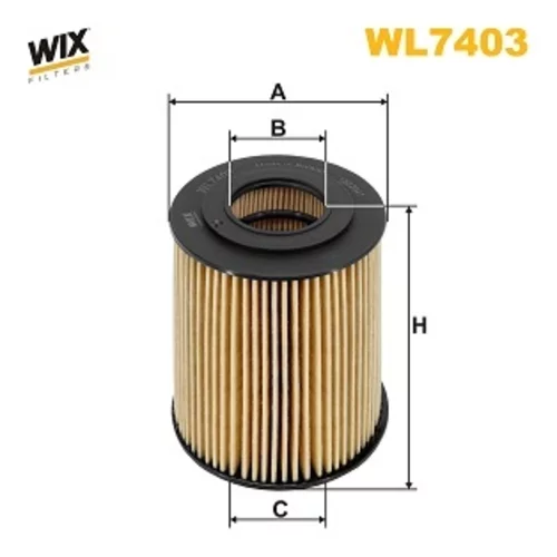 Olejový filter WIX FILTERS WL7403