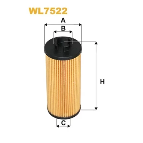 Olejový filter WIX FILTERS WL7522