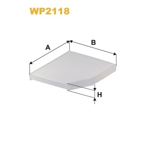Filter vnútorného priestoru WIX FILTERS WP2118