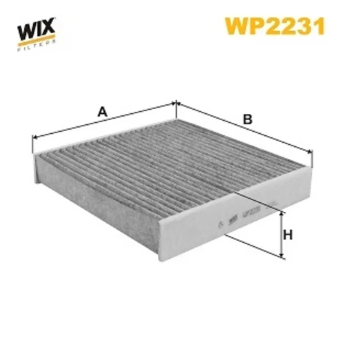 Filter vnútorného priestoru WIX FILTERS WP2231