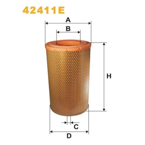 Vzduchový filter WIX FILTERS 42411E