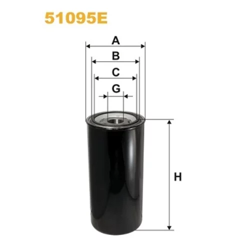 Olejový filter WIX FILTERS 51095E