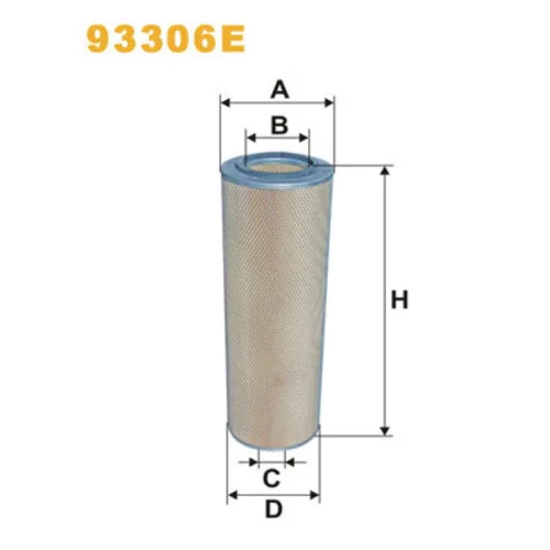 Vzduchový filter WIX FILTERS 93306E
