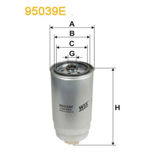 Palivový filter WIX FILTERS 95039E