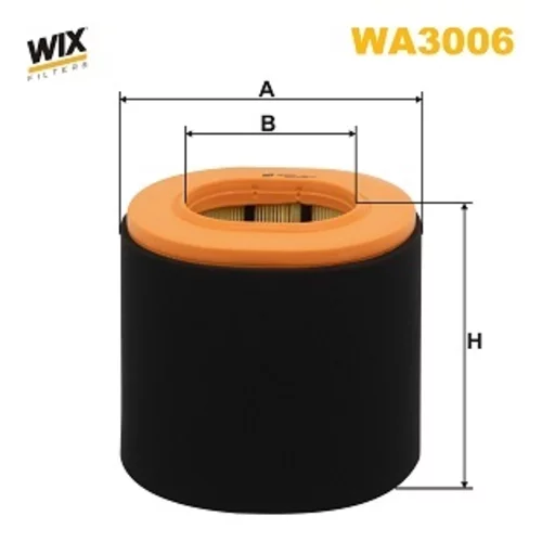 Vzduchový filter WIX FILTERS WA3006