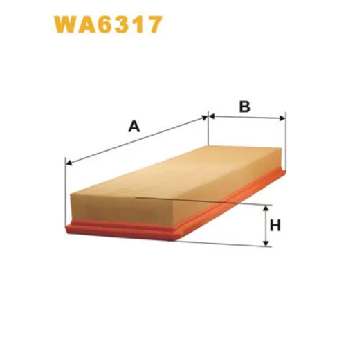 Vzduchový filter WIX FILTERS WA6317