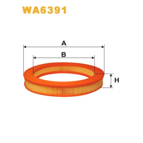 Vzduchový filter WIX FILTERS WA6391