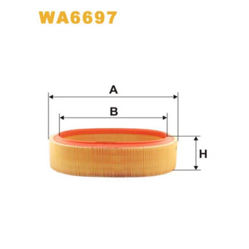 Vzduchový filter WIX FILTERS WA6697