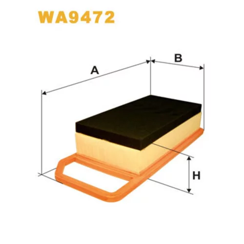 Vzduchový filter WIX FILTERS WA9472