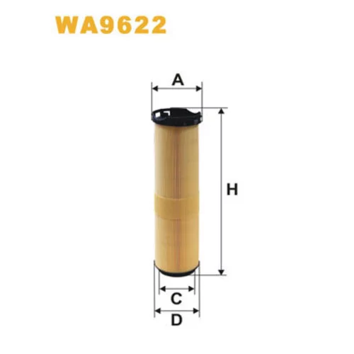 Vzduchový filter WIX FILTERS WA9622