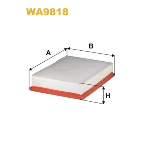 Vzduchový filter WIX FILTERS WA9818