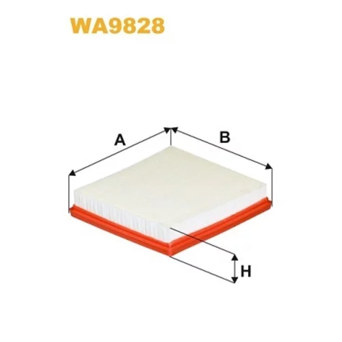 Vzduchový filter WIX FILTERS WA9828