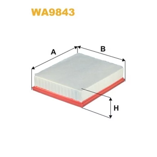 Vzduchový filter WIX FILTERS WA9843