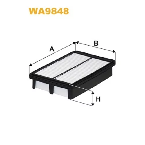 Vzduchový filter WIX FILTERS WA9848